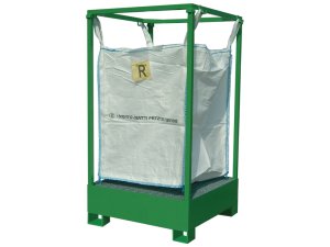 Contenitore porta Big Bag Carvel 1000x1000x1850mm con vasca di contenimento