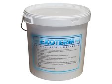 Disgelante in scaglie Carvel Exoterm per superfici a rischio di congelamento, secchio 10Kg