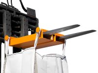 Movimentatore meccanico inforcabile Carvel per sacconi Big Bag, 1000Kg