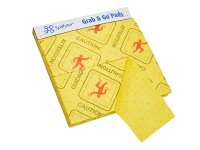 Panni assorbenti alta visibilità Carvel 41x46cm per sversamenti in dispenser a strappo(200pz)
