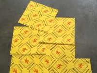 Panni assorbenti alta visibilità Carvel 41x46cm per sversamenti in dispenser a strappo(200pz)