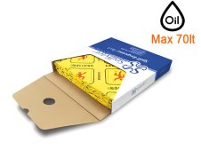 Panni assorbenti alta visibilità Carvel 41x46cm per sversamenti in dispenser appendibile (125pz)