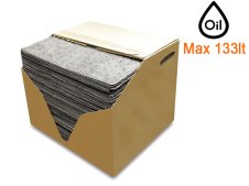 Panni assorbenti Carvel 41x46cm forati e pre-tagliati per liquidi industriali(200pz)