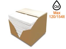 Panni assorbenti alta resistenza Carvel 41x46cm per oli e idrocarburi in dispenser(100pz)