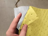 Panni assorbenti Carvel 30x30cm pre-tagliati per sostanze acide e liquidi tossici(100pz)
