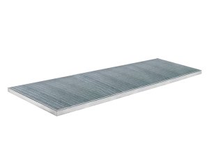 Piattaforma di contenimento carrabile Carvel 1020x2500mm in acciaio zincato, capacità 105 litri