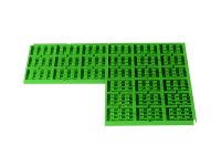 Pedana a tenuta stagna Carvel 508x508x30mm in polipropilene per recupero liquidi, capacità 3lt