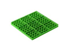 Pedana a tenuta stagna Carvel 508x508x30mm in polipropilene per recupero liquidi, capacità 3lt