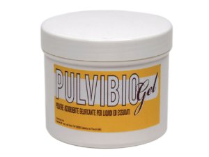 Polvere assorbente e addensante Carvel Pulvibio per liquidi biologici, 500ml