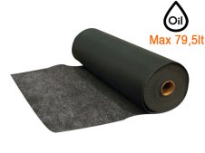 Rotolo assorbente carrabile adesivo Carvel 86x3000cm per olio e acqua, 79,5lt