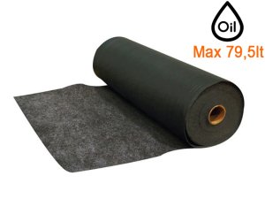 Rotolo assorbente carrabile adesivo Carvel 86x3000cm per olio e acqua, 79,5lt
