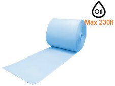 Rotoli assorbenti Carvel 48x2440cm forato con barriera di rinforzo per oli e idrocarburi (2pz)