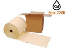 Rotoli assorbenti Carvel 41x4500cm forati e pre-tagliati per sostanze acide e liquidi tossici (2pz)
