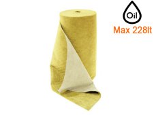 Rotolo assorbente Carvel 81x4500cm forato e pre-tagliato per sostanze acide e liquidi tossici, 228lt