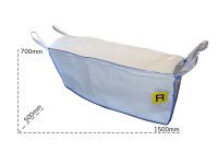 Saccone Big Bag Carvel 1500x500x700mm per neon esausti, 500Kg