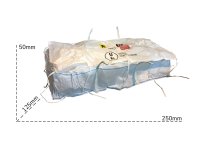 Saccone Big Bag Carvel 250x125x50mm per lastre e tubi in amianto, 750Kg
