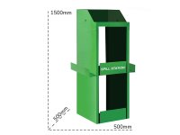 Stazione stoccaggio materiale assorbente Carvel Spill Station 500x500x1500mm