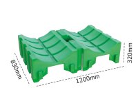 Supporto di sovrapposizione Carvel 1200x830x320mm per vasca di prelievo