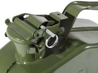 Tanica in metallo a sezione rettangolare Carvel 230x120x330mm tappo di sicurezza, 5lt