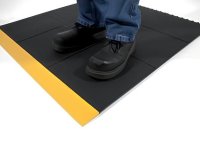 Tappeto antifatica modulare pieno Carvel 90x90cm in gomma nitrilica per traffico pedonale e carrelli