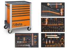 Cassettiera mobile Beta Worker BW 2400S 7/I-S con 7 cassetti e 235 utensili inclusi