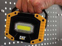 Lampada da cantiere CAT CT3545 ricaricabile in ABS, 250-500 lumen