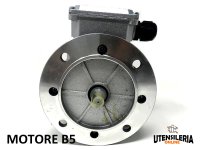 Motore elettrico trifase IE2 400V 2 poli 2800 giri 112M2 Kw 4.0 B5 B14