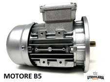 Motore elettrico trifase IE2 400V 4 poli 1400 giri 132M4 Kw 7.5 B5 B14