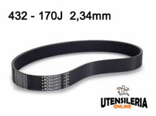 Cinghia Poly-V 170J-432 3 nervature 2,34mm