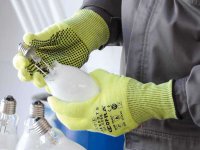 Guanti FIBERDOTS in nitrile protezione dal taglio Cofra (12paia)