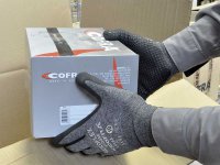 Guanti GEKOFLEX in nitrile e poliuretano protezione meccanica leggera Cofra (12paia)