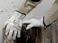 Guanti HUB in pelle protezione meccanica media Cofra (12paia)