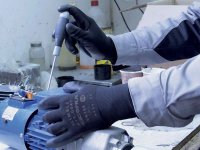 Guanti NIMBLE neri Cofra in poliuretano protezione meccanica media (12paia)