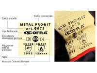 Guanti PILLAR Cofra in pelle protezione meccanica media (12paia)