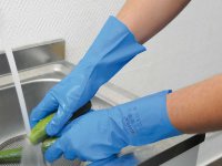 Guanti PROPERHAND Cofra in nitrile protezione chimica categoria III (12paia)