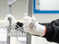 Guanti SOARING bianchi in poliuretano protezione meccanica leggera Cofra (12paia)