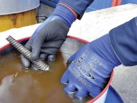 Guanti TOTAL PROOF in nitrile protezione meccanica pesante Cofra (12paia)