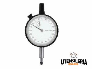 Comparatore analogico millesimale 58mm corsa 1mm INOX