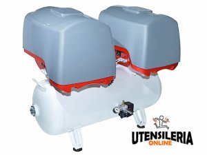Compressore a secco linea SKY 100/30 TANDEM PRIME S T 230V