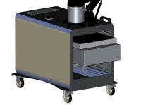Depuratore meccanico carrellato Dalpitech DST 1.3 ad 1 braccio aspirante per fumi saldatura