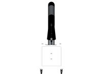 Depuratore meccanico carrellato Dalpitech DST 1.3 ad 1 braccio aspirante per fumi saldatura