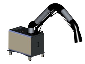 Depuratore meccanico carrellato Dalpitech DST 1.3 ad 1 braccio aspirante per fumi saldatura