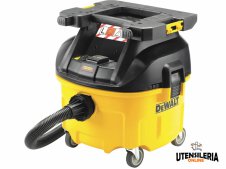 Aspiratore DeWalt solidi/liquidi 1400W Classe L capacità max.30 lt Aspiratore DeWalt solidi/liquidi 1400W Classe L capacità max.30 lt