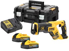 Sega universale compatta DeWalt DC367 tagli 300mm in kit con 2 batterie 5,0Ah Powerstack