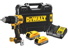 Kit Trapano avvitatore a percussione DeWalt DCD805 con 2 batterie 1,7Ah Powerstack