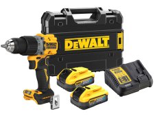 Kit Trapano avvitatore a percussione DeWalt DCD805 con 2 batterie 5,0Ah Powerstack