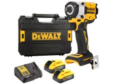 Avvitatore ad impulsi DeWalt DCF921 406Nm in kit con 2 batterie 5,0Ah Powerstack