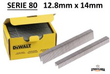 Punti metallici SX serie 80 12.8x14mm DeWalt (10000pz) Punti metallici SX serie 80 12.8x14mm DeWalt (10000pz)