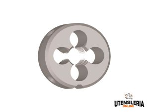 Filiera Per Metalli KS Tools 332.0010 Filiera In HSS Co M, M14X2 Filiera Per Filettatura