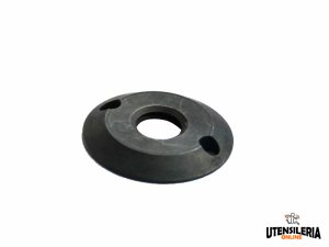 Dado di bloccaggio piatto 4mm in acciaio brunito (1pz)
